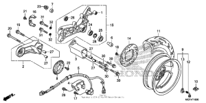 FSC600 (ABS) Переднее колесо