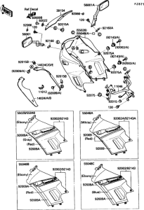 EX250 Обтекатели
