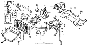 CH125 Радиатор