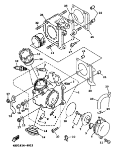 XC125 Головка цилиндров