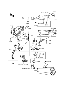 ZX1400 Accessory(Center Stand)
