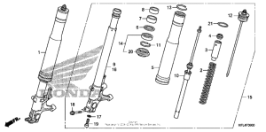  Передняя вилка
