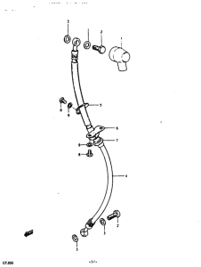 GT200 Тормозные трубопроводы