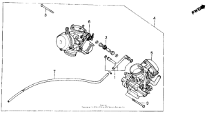 VT800 Карбюратор
