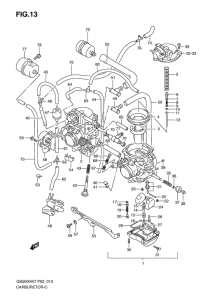 GS500 Carburetor assy