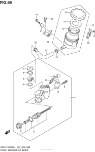 GSX-R1000Z Главный тормозной цилиндр