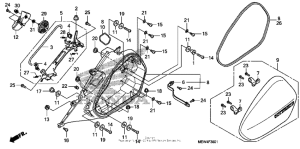 NT700V (ABS) Левый кофр