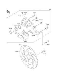 AN110 Передний тормоз