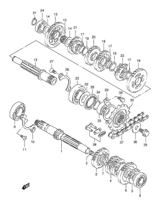 DR125 Трансмиссия