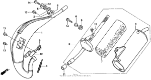 CR80R Глушитель