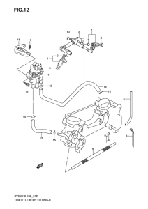 SV650 Throttle body fitting