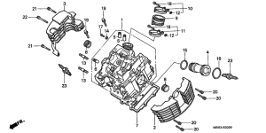 VT1100C3 Головка цилиндров