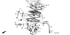 XL700V (ABS) Воздухоочиститель