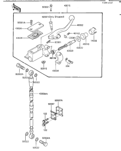  Передний тормозной цилиндр