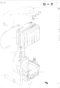 GSX400 Аккумулятор