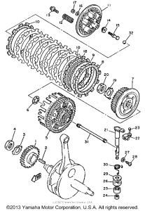 XT600NC (CA ED.) Сцепление