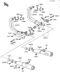 ZX900 Глушитель