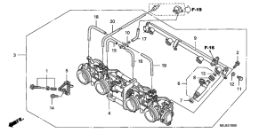 CB1300 Дроссель
