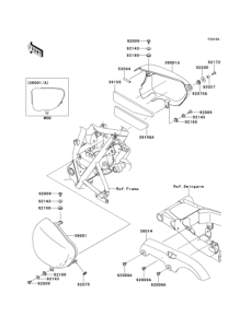 EJ800 Боковые обтекатели