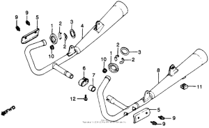 CM250 Глушитель