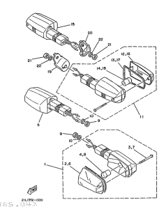SR250 Поворотники