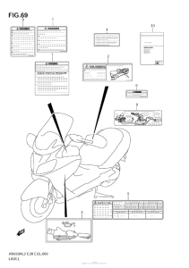 AN650 (ABS) Label (An650A L2 E33)
