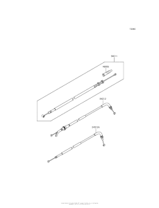 EX300 Тросы управления