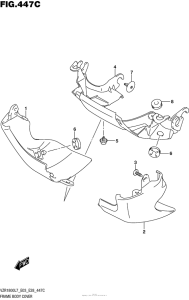 VZR1800 Frame Body Cover (Vzr1800Bzl7 E28)