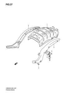 VZ800 Frame brace