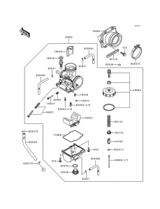 KX500 Carburetor assy