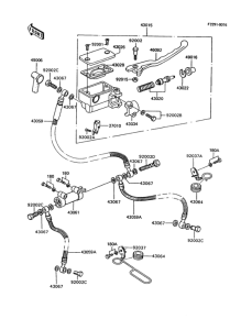 Z750 Главный тормозной цилиндр