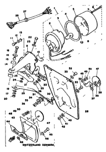 XT500 Задний фонарь 1