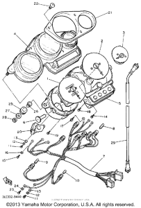 FZR1000BC Приборы