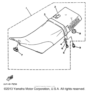 TW200UC Сиденье