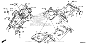 MSX125 Задний бампер