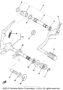 DT175C Вал переключения