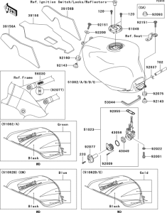ZX900 Fuel tank(1 / 2)(zx900-f1)