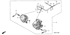 XL650V Carburetor assy