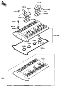 ZG1000 Крышка головки цилиндров