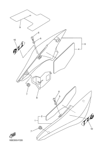FZ6-N Боковые обтекатели