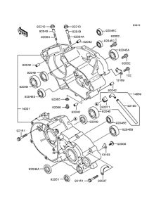  Картер двигателя