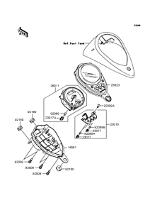 VN1500 Спидометр
