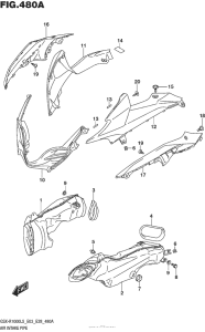 GSX-R1000 Air Intake Pipe