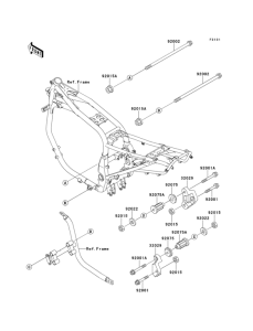 ZX1100 Рама ,крепежные детали