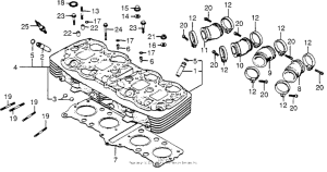 CB750 Головка цилиндров