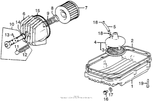 CB550 Oil filter + oil pump