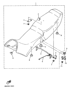 GTS1000 Сиденье