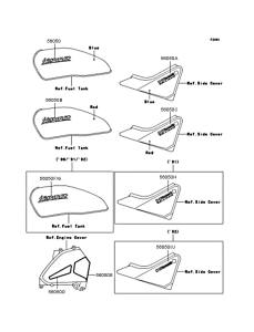 ZR400 Наклейки