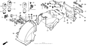 GL1500 Задний бампер