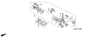 SZX50 Передний суппорт